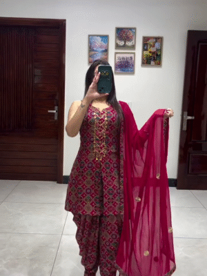 💫 Beautiful Dhoti Style Dress – Fusion Fashion with Ethnic Grace 💫