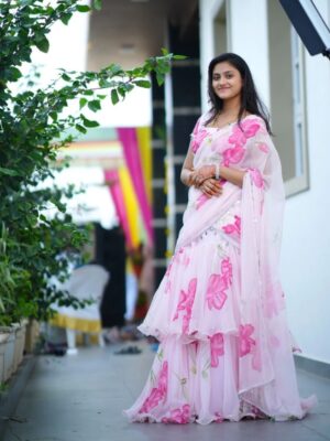 Introducing Our Pink Cotton Suit Set , A 3 - Piece Ensemble