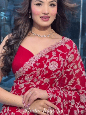 ✨ Exquisite Banarasi Silk Saree – A Timeless Treasure! ✨