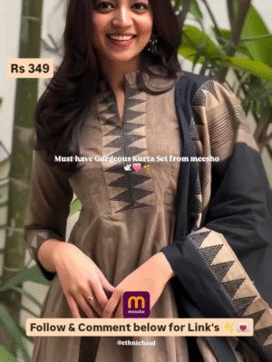 🌟 Upgrade Your Wardrobe With This Stunning Kurta Set, Now Available For Just ₹349!