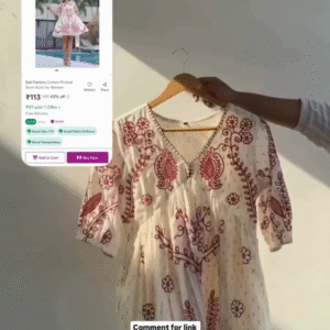 👚 A-line Printed Short  Kurta for Women – Only ₹115! Style Meets Affordability