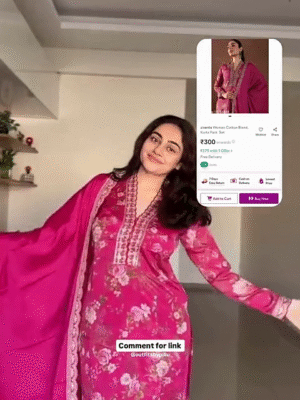 👗 Women Cotton Blend  Kurta  Pant Set – Only ₹300! Comfortable, Stylish, & Affordable