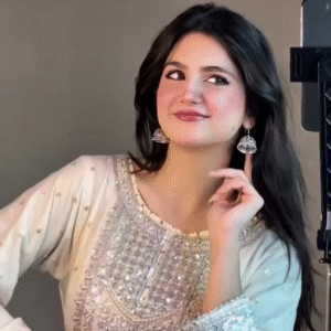 White Pure Chinnon Anarkali Suit With Heavy Embroidery And Sequinned Work ✨