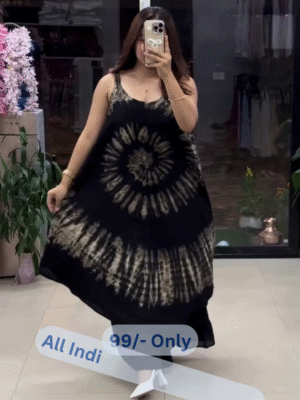 Beautiful Dress 🌹 Crafted From Soft & Comfortable Fabric – Perfect Blend Of Style & Ease