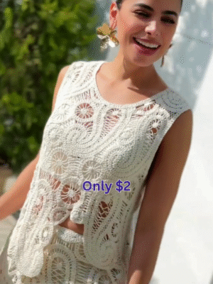 Women’s Regular Fit Crochet Tunic