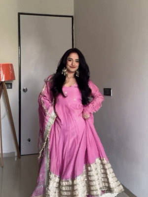 ✨ Buy Nargis Pink Premium Anarkali Suit Set ✨