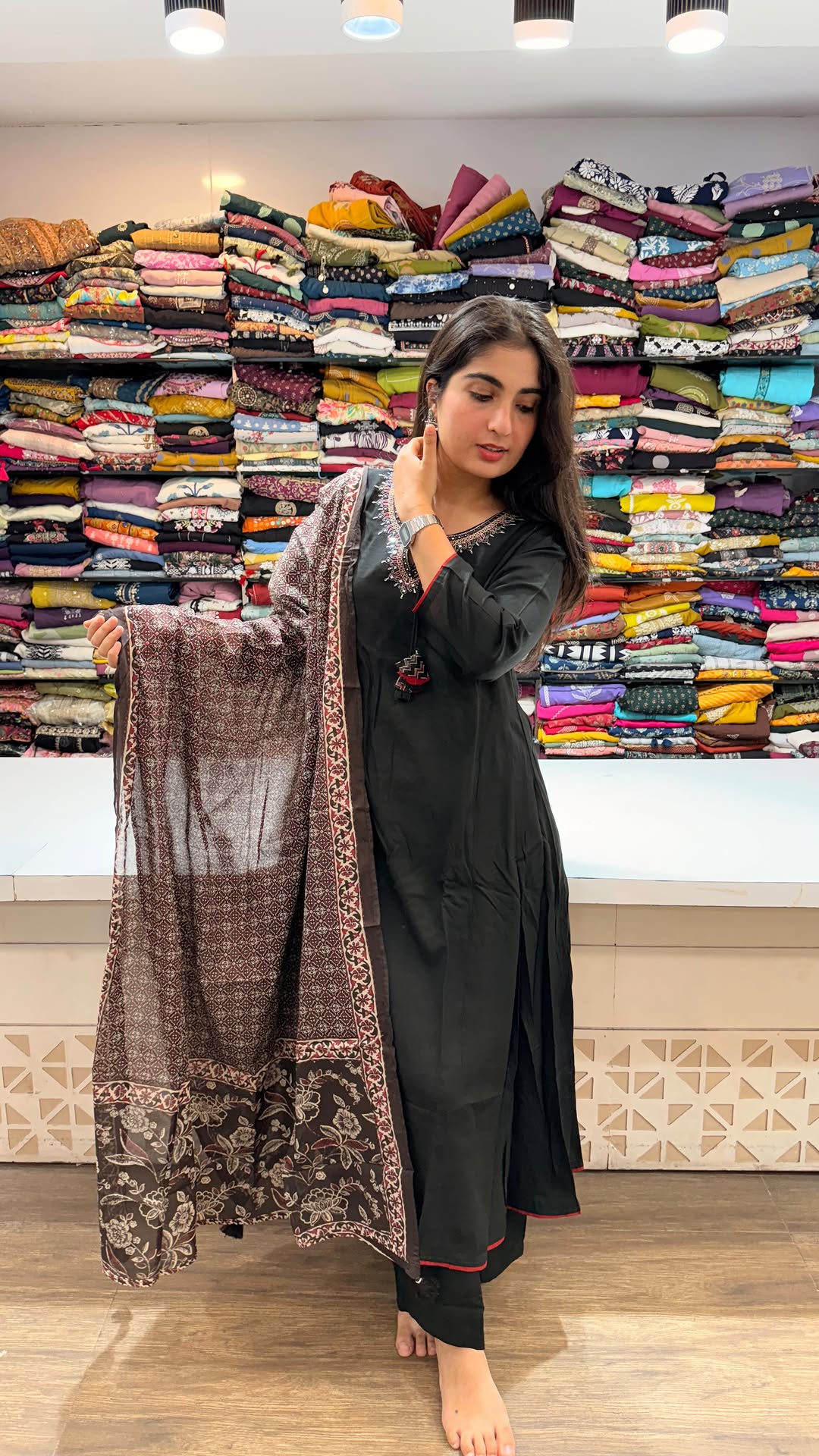 Elegant Black Kurta Set