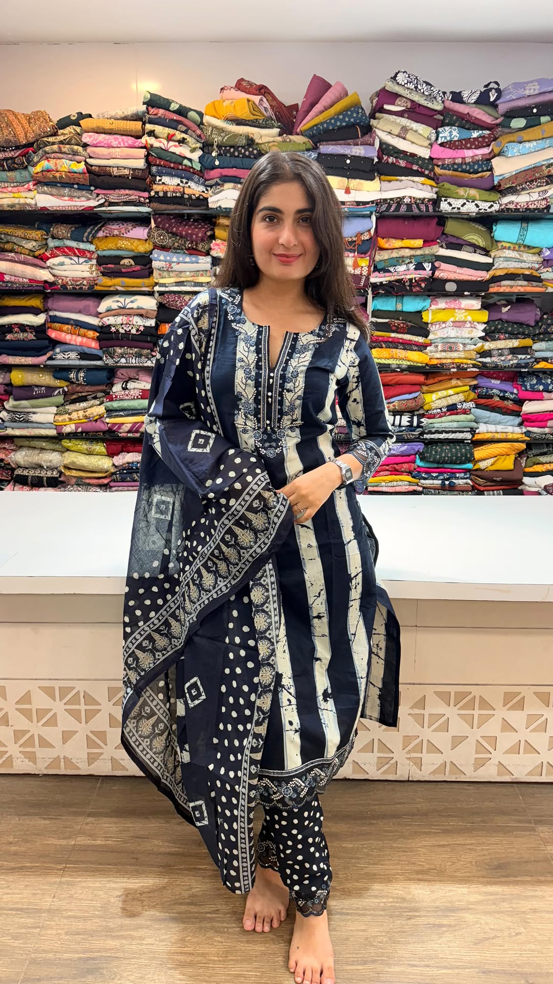 Bold & Beautiful Blue Kurta Set
