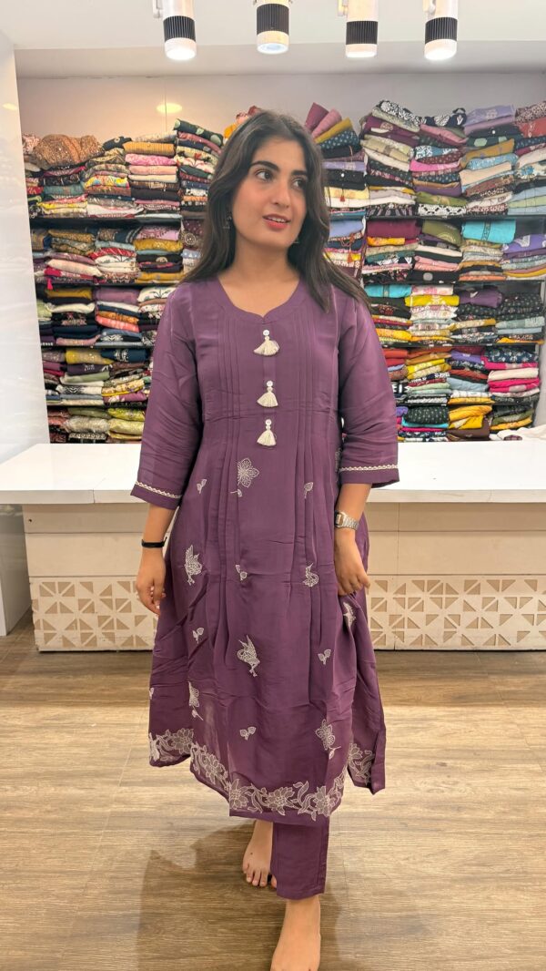 Royal & Radiant Purple Kurta Set