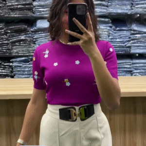 ✨ High-Waist Stoned Grassy Women’s Wide-Leg Work Pants – Elegance Meets Power 💼🌿