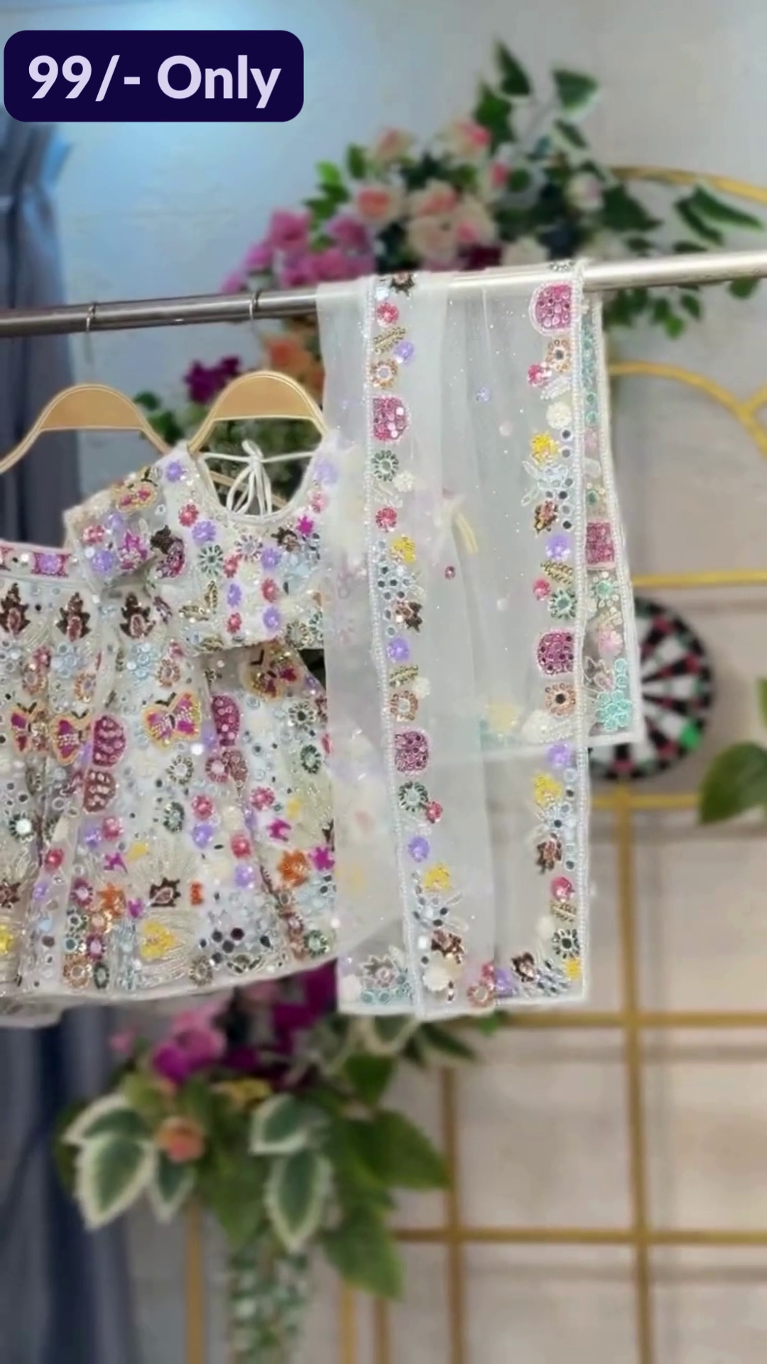✨ Kids’ Lehenga Set – Adorable Ethnic Wear for All Ages ✨