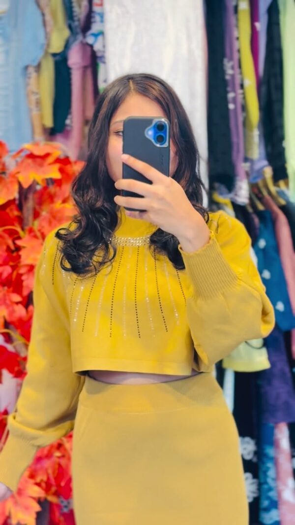 Girls Party Rayon A-Line Top (Yellow) 🌟💛 – Stylish & Comfortable Party Wear
