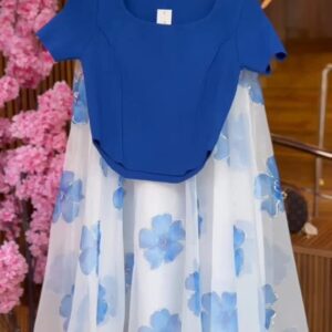 Imported Rose Tops & Floral Organza Skirts 🌹✨ – Elegant Party & Festive Wear