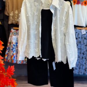 Black & White Inner Shirt Set | Stylish 2-Piece Everyday Essentials