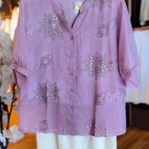 Stylish Lavender Top with Matching Pants | Elegant Co-ord Set β¨