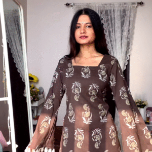 ✨ Effortless Charm – Simple Cotton Embroidery Short Kurtis for Everyday Elegance