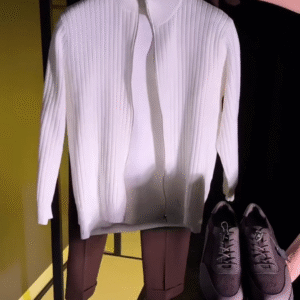 Cardigan & Korean Pants Combo – Soft Layers, Sharp Looks, All-Day Style