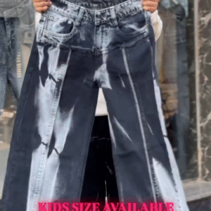 Urban Cool Vibes – High Street Hip Hop Distressed Washed Jeans